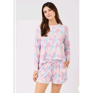 Mary Square Annie Pajamas Women's Size Large Primrose Path Multicolor Short/Top